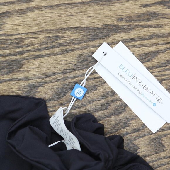 NWT Bleu Rod Beattie Womens Kore High-Waist Bikini Bottom RBKK00924 Black 8 - Picture 7 of 7